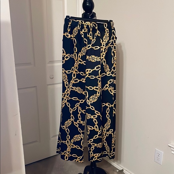 Karen-T Design Chain Print Women's Pants - Picture 1 of 5